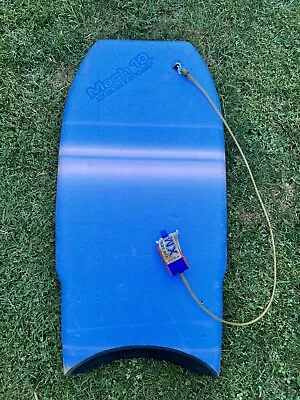 Rare VTG 1980s Morey Boogie Board Mach 10 Surf USA Bodyboard Skate Shred Old • $115