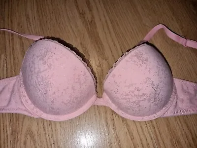 🌺 Gorgous Pink LA SENZA Push-up Underwired Bra Size 32B  • £4.99