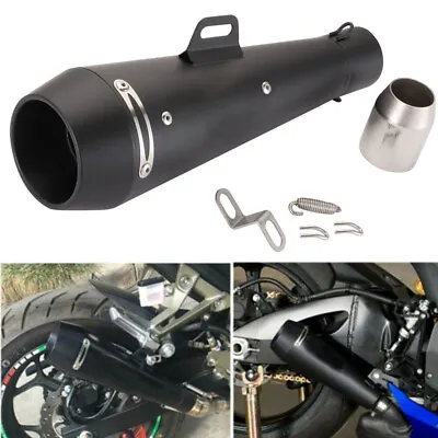 For GSXR 750 YZF R6 Motorcycle Exhaust Muffler Pipe Killer Slip M4 On Exhaust • $48.85