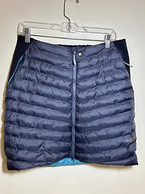 Rab Cirrus Primaloft Syth Down Winter Puffer Skirt - Womens M Navy Ski Hike • $45