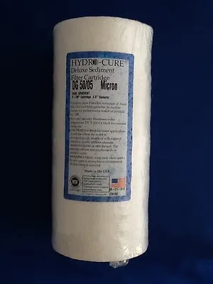 HYDRO CURE DELUXE DG 50/05 BIG BLUE 10 X4.5  SEDIMENT FILTER - CASE OF 8 • $139.99