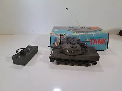 Vintage Radio Shack 60-3009 Radio Controlled (R/C) Military/Army Tank (Repair) • $15