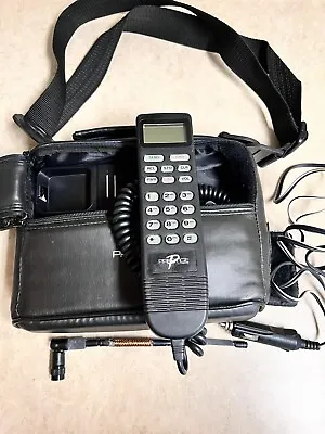 Vintage AudioVox PRM-50 Cell Car Brick Phone W/Carrying Bag • $28