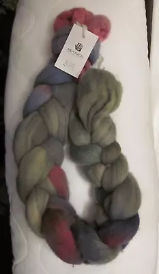 100% Merino Hand Dyed Wool Roving Top Manos Del Uruguay Multi Colour X2 100g Lot • £24