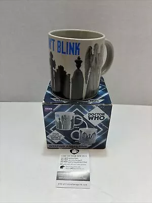 Doctor Who Heat Reveal Ceramic Coffee Mug - Don't Blink Weeping Angel Design NOB • $18.75