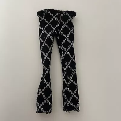 Monster High Killer Style Classroom Frankie Stein Doll Pants Black Leggings • $8