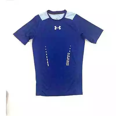 Under Armour Mens Short Sleeve Fitted Bike Racer Shirt • $12