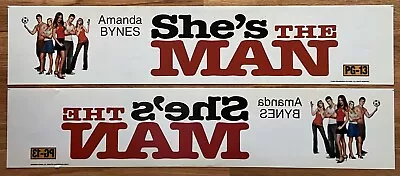 📽 She's The Man (2006) - Double-Sided - Movie Theater Mylar / Poster 5x25 • $12.99