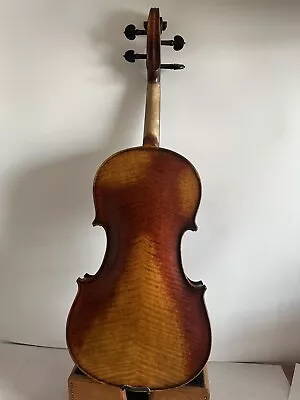 16 Inch Viola Stradi  Model Solid Flamed Maple Back Spruce Top Hand Carved K3938 • $199