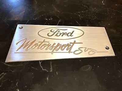 Ford 5.0 Custom Aluminum Intake Manifold Plate Plaque GT40 Mustang SVO • $45