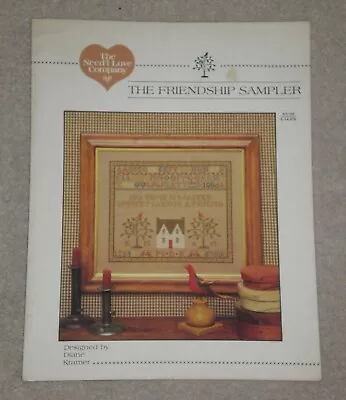 The Need'l Love Company Cross Stitch Charts Leaflet The Friendship Sampler • £1