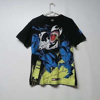 HUF X Marvel Venom Adult Black T-Shirt Tee M SOLD OUT Spiderman EUC Full Screen • $39.99