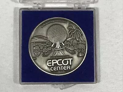 Vintage Disney EPCOT Center Opening Day Souvenir Medallion Coin Dated 1982 • $9.99