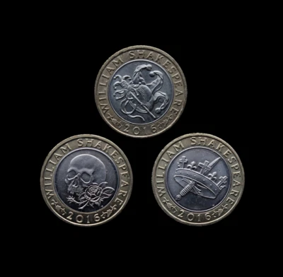£9.99 • Buy Full Set Of Circulated Shakespeare £2 Two Pound Coins - Choose Your Coin