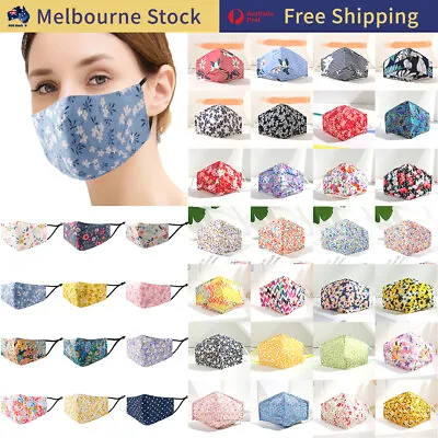 Designer Breathable Washable Reusable Protective Fashion Cotton Fabric Face Mask • $3