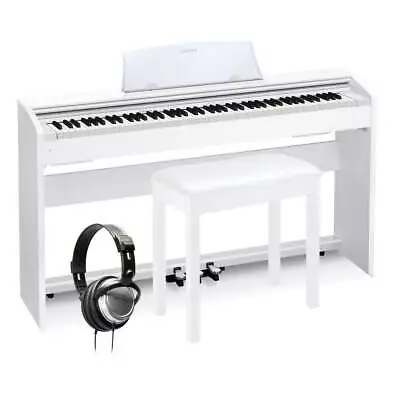 Casio Privia PX-770 Digital Piano - White HOME ESSENTIALS BUNDLE • $799.99