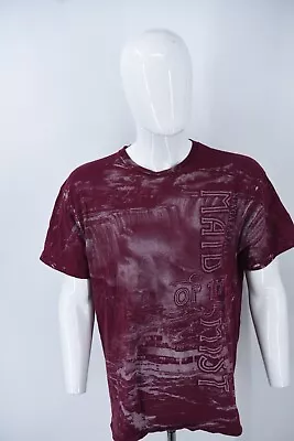 Vintage Maid Of The Mist Niagara Falls AOP Front Burgundy RARE!! T-Shirt Size XL • $16