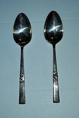 2 VTG ONEIDA Community 1948 MORNING STAR Silver Plate Casserole Spoons Craft • $23.99