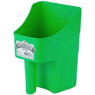 Little Giant 3-Quart Enclosed Feed Scoop Lime Green • $21.97