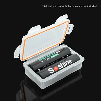 Holder Outdoor 18650/AA/AAA Box Case Plastic Hard Storage Battery Soshine • £2.32