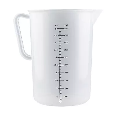 NEW PLASTIC POLYPROPYLENE MEASURING JUGS Measure Food Grade 5 SIZES • $9.95