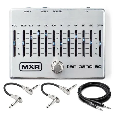 New MXR M108S 10 Band Graphic EQ Equalizer Guitar Effects Pedal  • $149.99