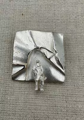 Lapponia Brooch Man And Child Björn Weckström Finland Modernist Man From Mercury • $1295