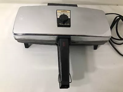 Sunbeam Vintage Electric Party Grill Chrome Sandwich Maker 870 Tested Clean • $52