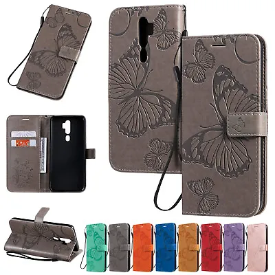 $17.99 • Buy For Oppo A9 2020 Realme 3 5 Pro C11 C15 A57 F9 Leather Magnetic Wallet Flip Case