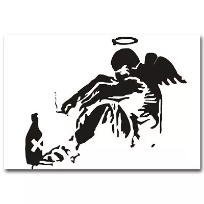 83360 Banksy Street Graffiti Wall Print Poster AU • $20.85