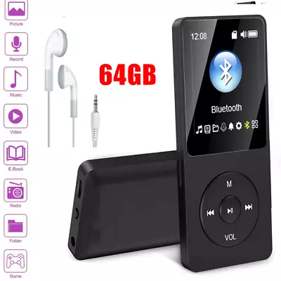 Portable Bluetooth MP3 Player HIFI Music Speakers MP4 Media Recorder US • $7.99