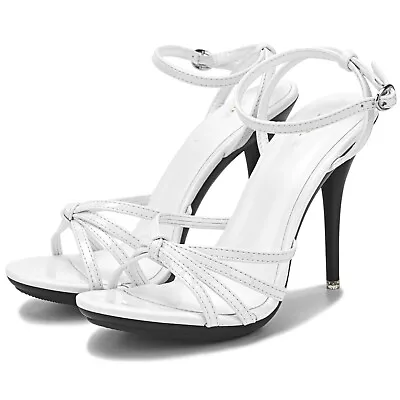 $65 • Buy Women's Shoes Peep Toe High Heels Sandals Strappy Wedding Party Dress Footwear