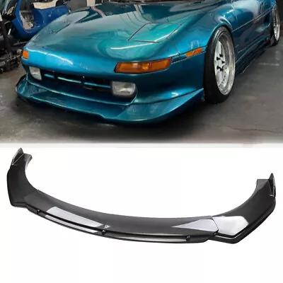 For Toyota MR2 Carbon Fiber Style Front Bumper Lip Spoiler Splitter Body Kit • $89.99