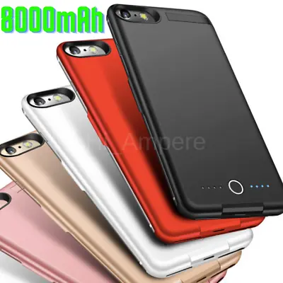 8000mAh Power Bank Battery Charger Charging Case Cover For IPhone 6 7 8 Plus SE • $19.58