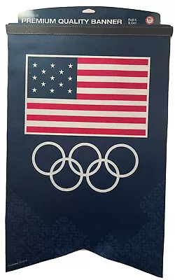 United States Olympics USA Premium 17” X 26” Felt Banner NEW • $25