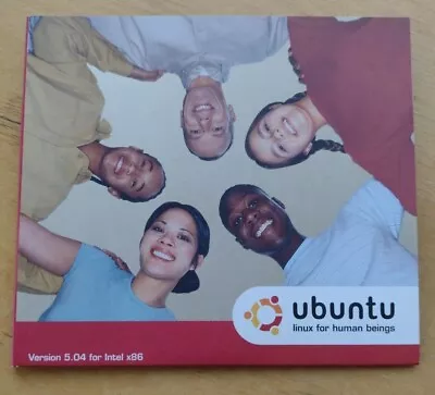 Ubuntu Linux 5.04 32-BIT Desktop Edition Unused Collectable From 2005 • £7.99