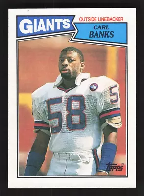 1987 Topps Carl Banks #24 New York Giants • $1.49