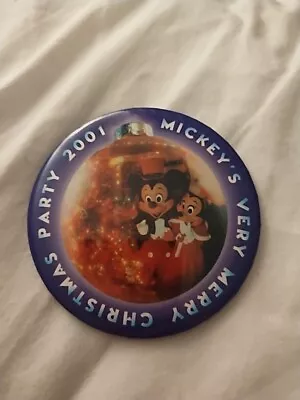 Walt Disney 2001 Mickey's Very Merry Christmas Party Pin. • $5