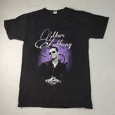 Marc Anthony Vivir Mi Vida World Tour 2013 Black T Shirt See Measurements • $9.97