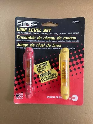 Line Level Set By Empire Level Made In USA Model 83038 New  • $2.99