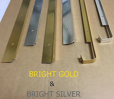 Kitchen Worktop Edging Strips Trims BRIGHT GOLD & BRIGHT SILVER *BRAND NEW* • £7.49