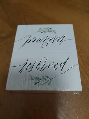 25 VIP Reserved Sign Tented Place Cards For Table At Restaurant Wedding • $10.99