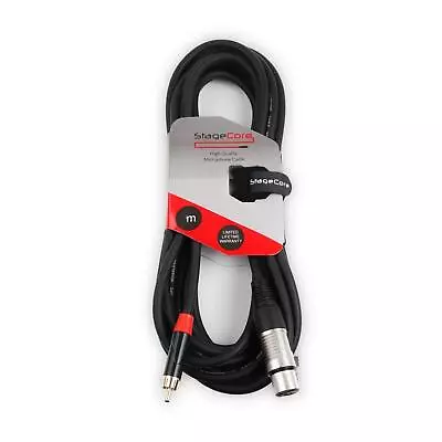 Stagecore 3m Female XLR To Single RCA Phono Plug Cable Lead • £8.99