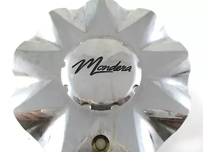 MONDERA  CHROME VERY USED CUSTOM WHEEL CENTER CAP    #jewel   (FOR 1 CAP) • $28.90