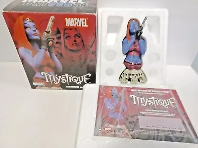 2004 X-MEN MYSTIQUE RESIN BUST By Diamond Select Marvel Universe 472/2500 In BOX • $224.99