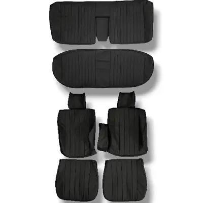 Seat Covers For Mercedes Benz W123 Saloon 1/2.Serie Black • $758.31