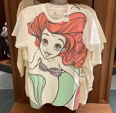 Disney Parks 2023 Little Mermaid Ariel Graphic T Shirt Adult XL • $44.99