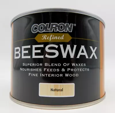 Colron Refined Beeswax - NATURAL 400g Superior Blend Of Waxes - Feeds & Protects • £22
