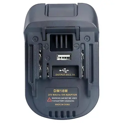 Battery Adapter For Milwaukee 18V Battery Convert To For Makita 18V Tool DM18M • $12.98