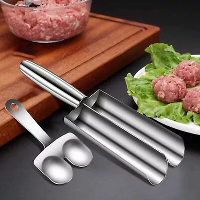 Meatball Maker Spoon Non Stick Thick Stainless Steel Meat Baller Kitchen Utensil • $15.11